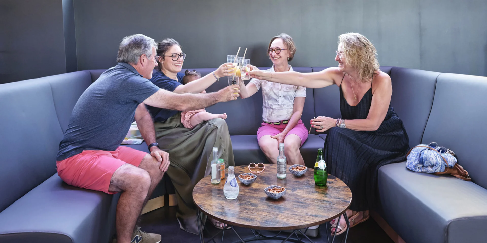 Family aperitif at Barbacane