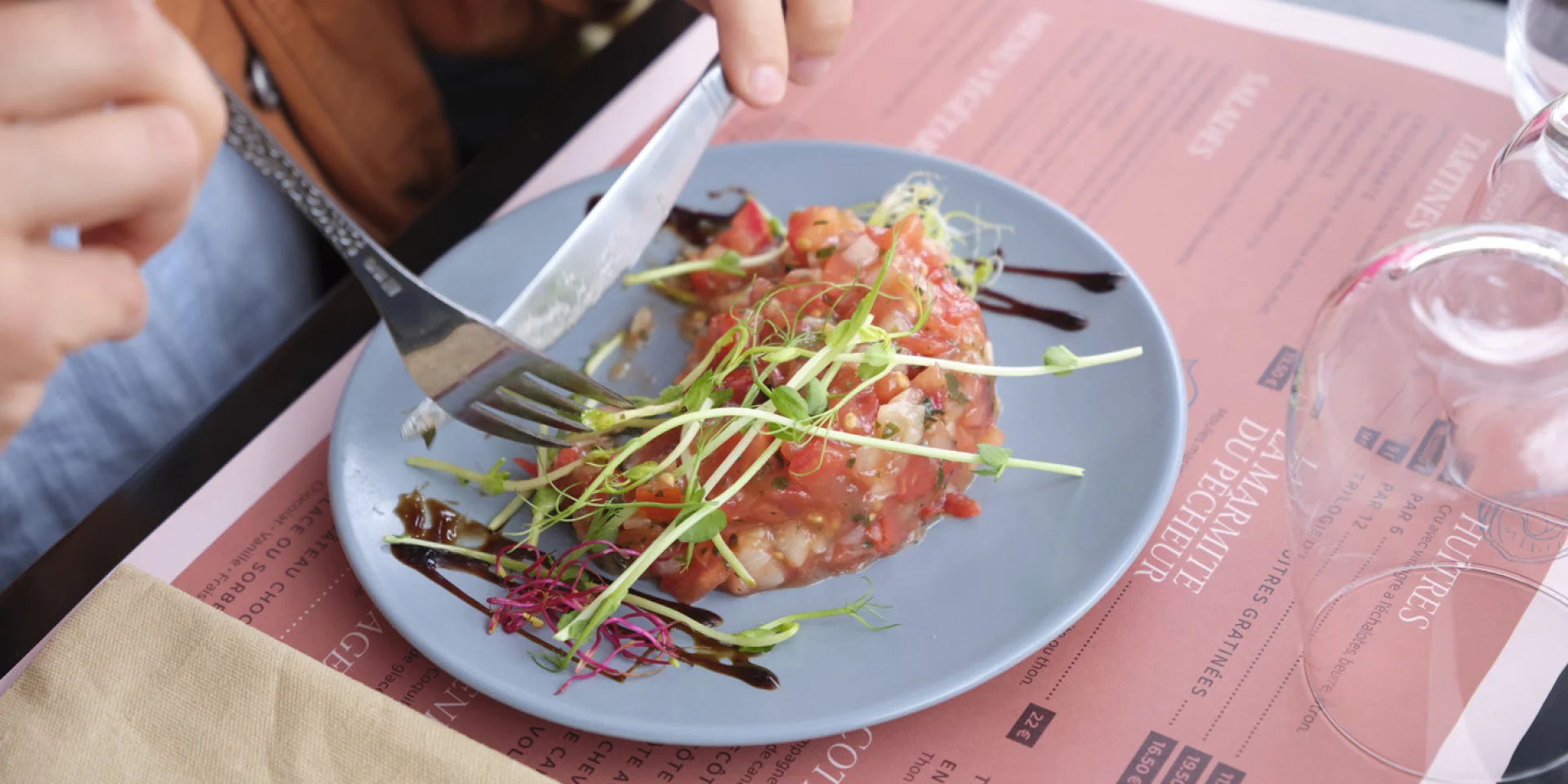Plat de restaurant