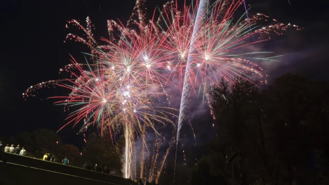 Feu d'artifice Tence