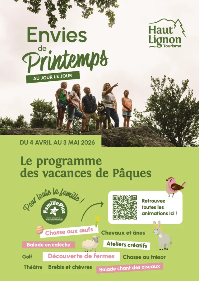 Programme Envies de Printemps au jour le jour