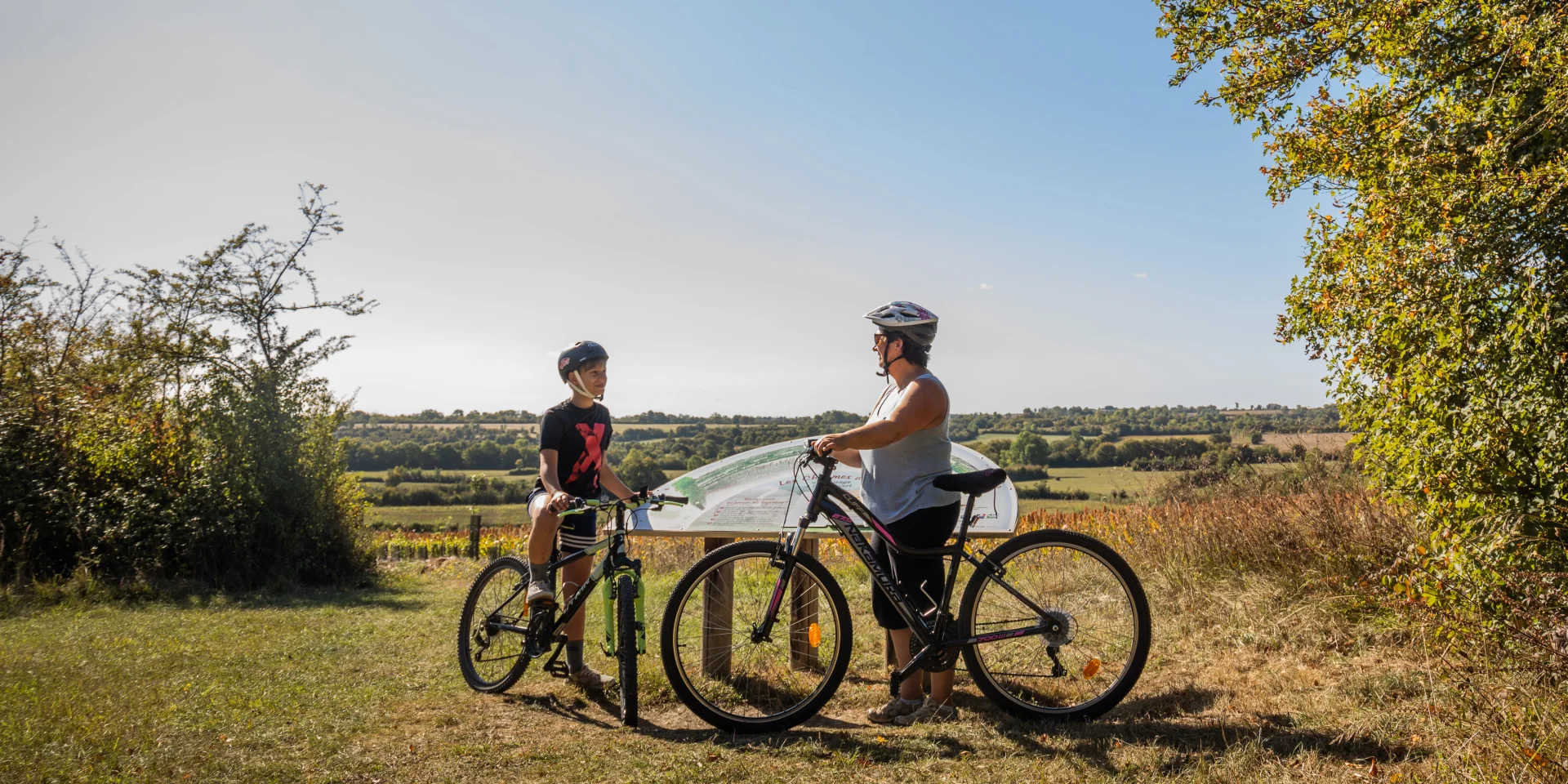 Randonnée VTT en famille sur la Côte Belet, Deux-Sèvre (79)