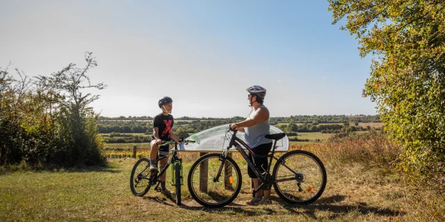 Randonnée VTT en famille sur la Côte Belet, Deux-Sèvre (79)