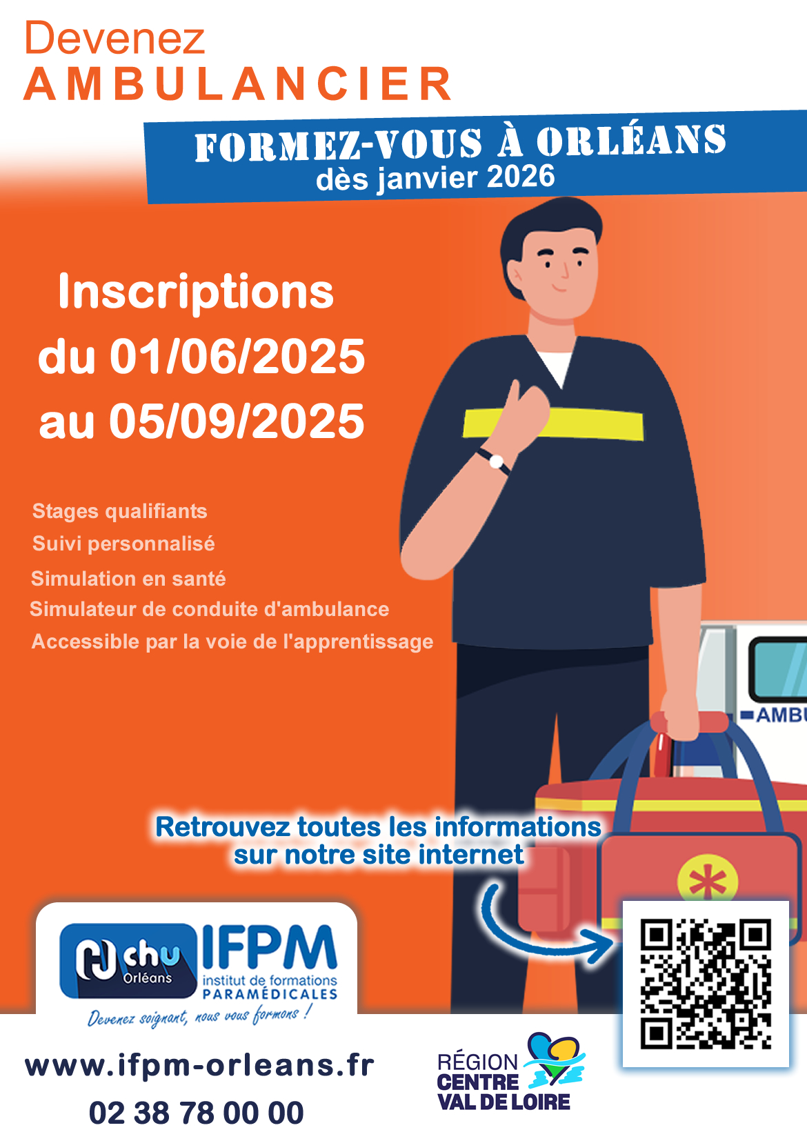 Devenez Ambulancier, nous vous formons !