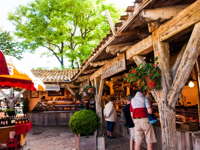 Étals de marché à La Flotte, Île de Ré