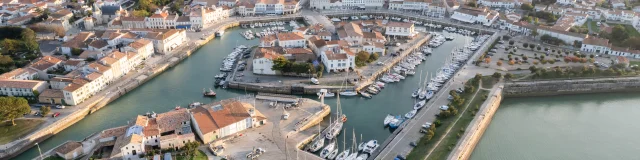 Port Vue Aerienne Fortification Saint Martin Ile De Re Jules Serrurier