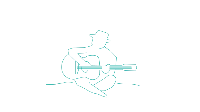 Intense Verdon Illustrations Vert Cmjn Guitare