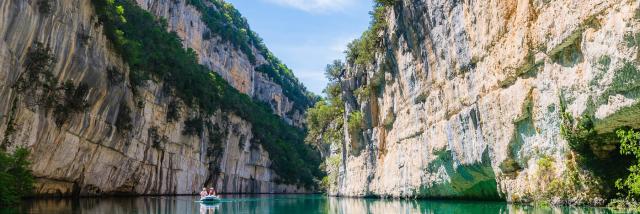 Gole di Baudinard in barca