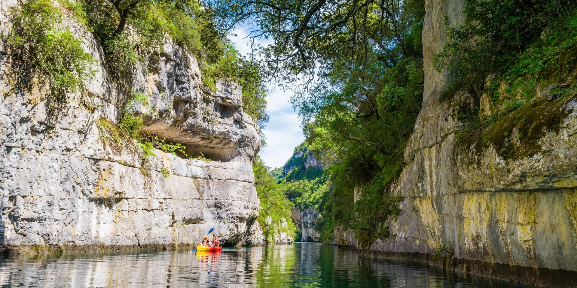 In canoa nelle gole del Baudinard