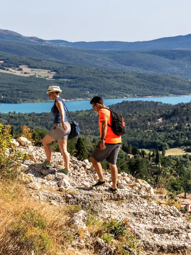 Randonnée sur les hauteurs de Moustiers-Sainte-Marie