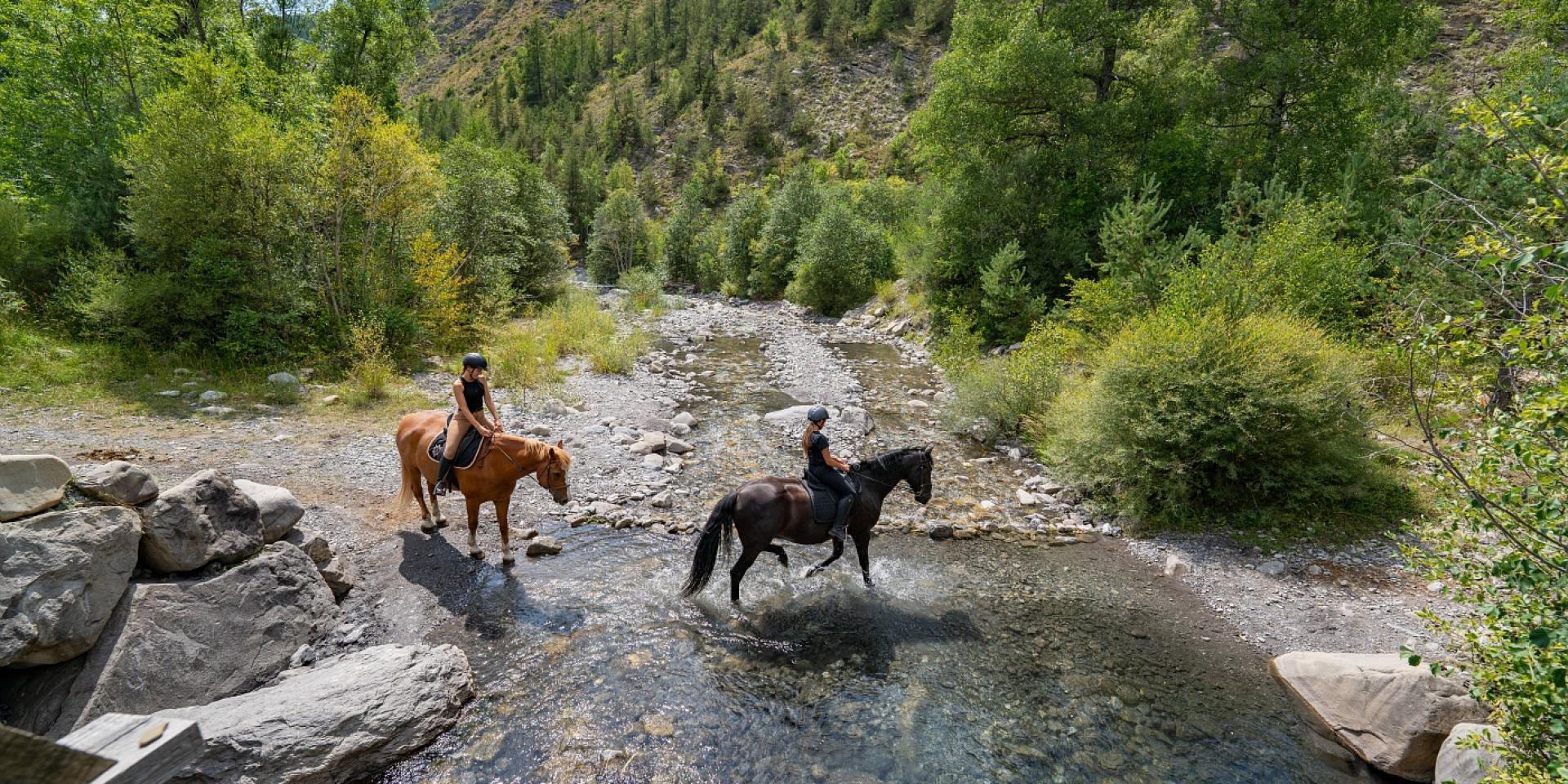 Equitazione in Val d'Allos, Espace Lumière