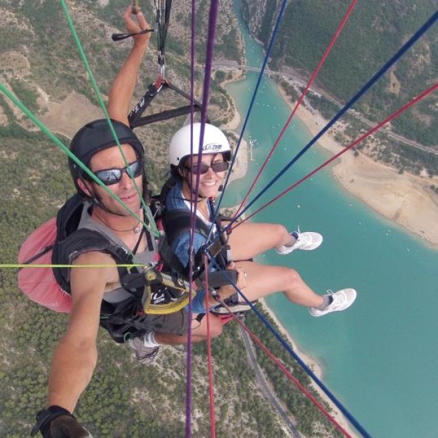 Parapente Sports Aeriens Moustiers Verdon Alpes Haute Provence Vol Biplace Croc N Vol
