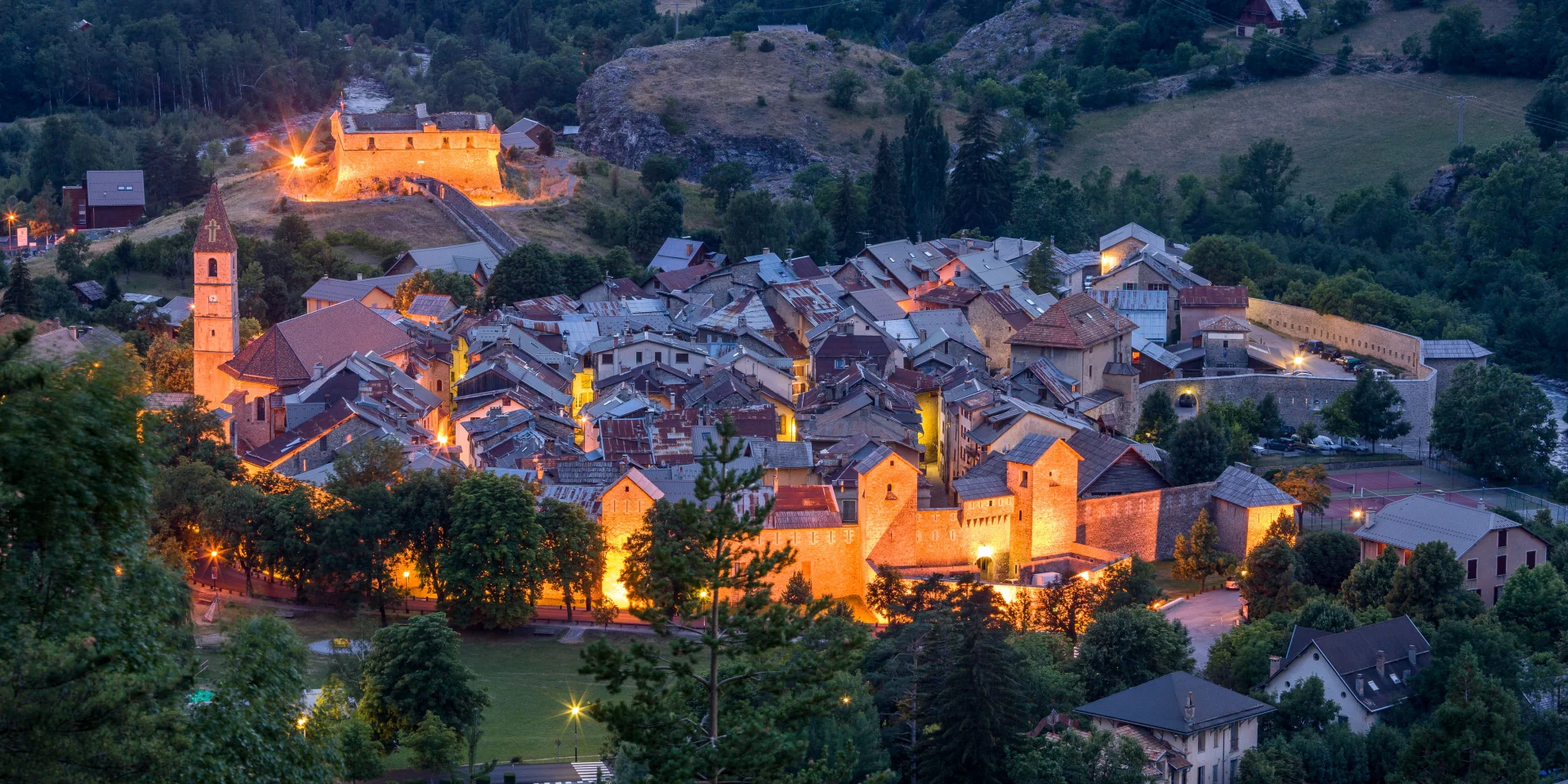 Colmars Nuit Tombante R Palomba Mairie Colmars