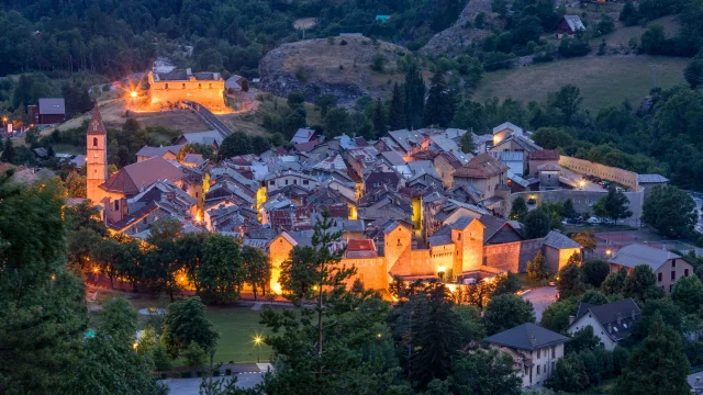Colmars Nuit Tombante R Palomba Mairie Colmars