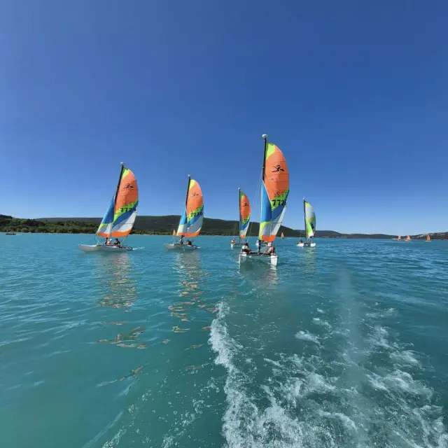 Catamaran Voile Basenautiquelessallessurverdon