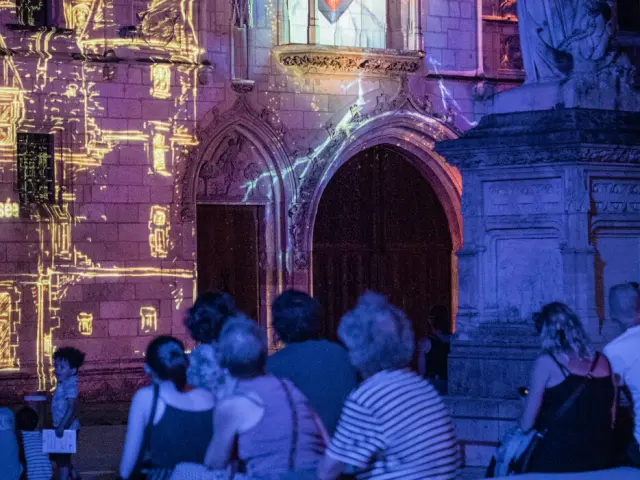 Bourges, Palais Jacques Cœur, Nuits Lumière｜Ad2t