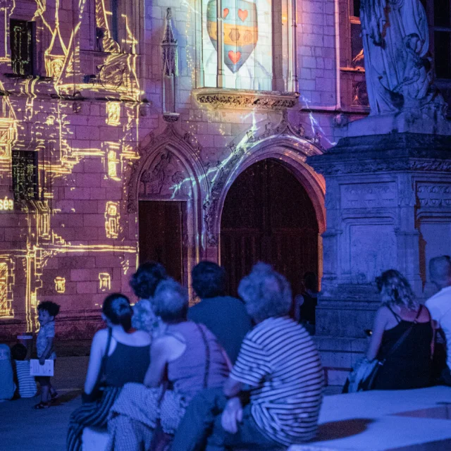 Bourges, Palais Jacques Cœur, Nuits Lumière｜Ad2t