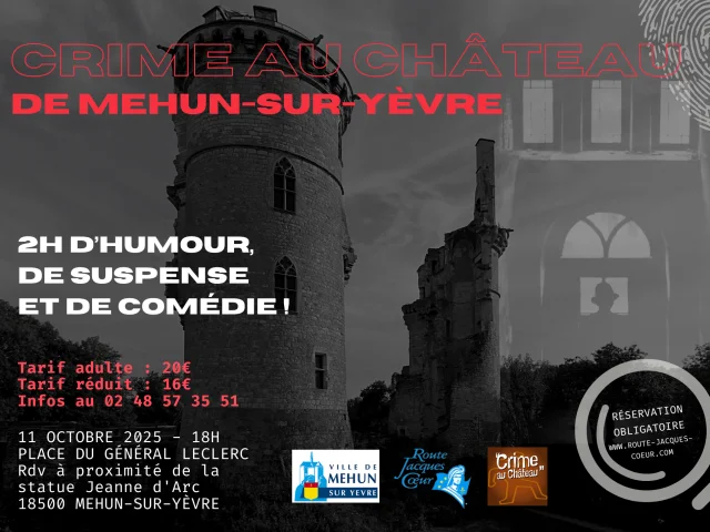 Affiche Crime Mehun Octobre 2025