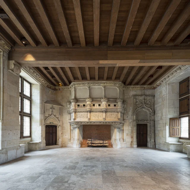 Palais Jacques Cœur, Salle des festins｜Patrick Tournebœuf-Tendance floue, Centre des monuments nationaux