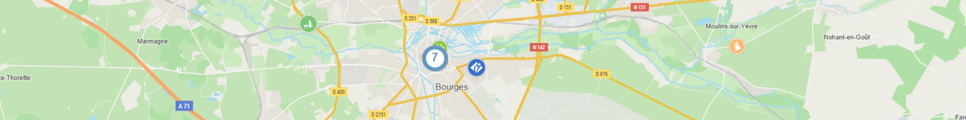 Carte interactive｜Route Jacques Cœur