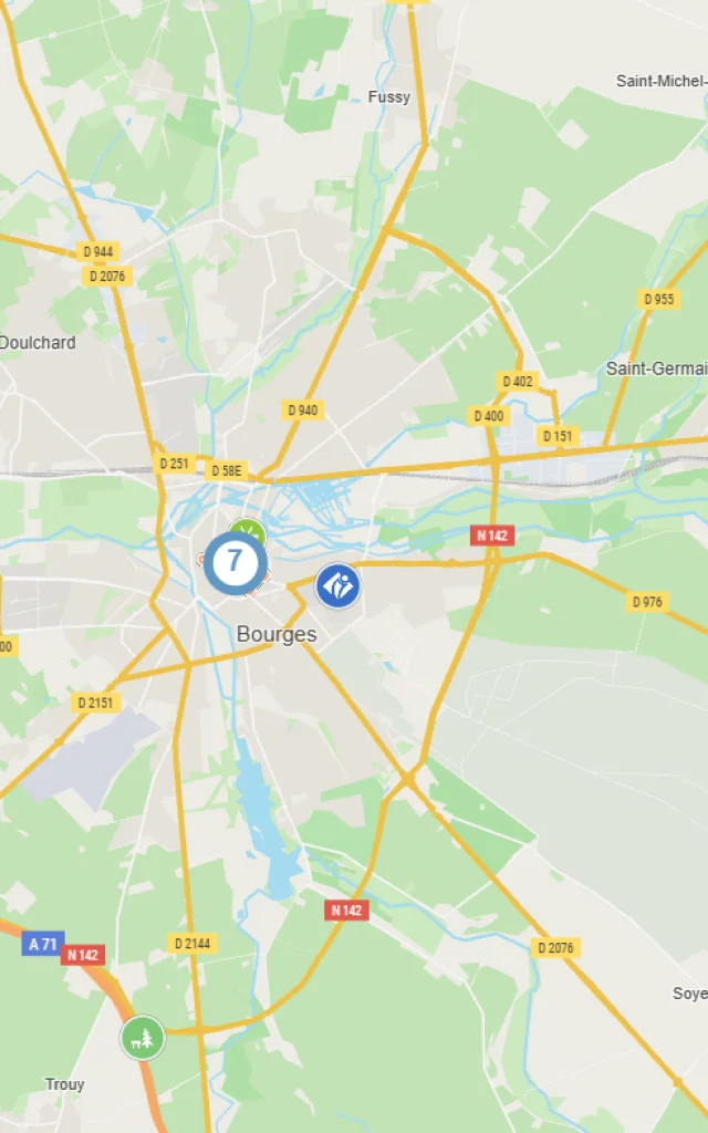 Carte interactive｜Route Jacques Cœur