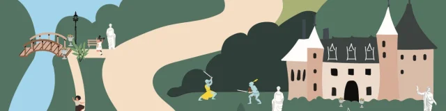 Dépliant Route Jacques Cœur｜Aude Bernardet