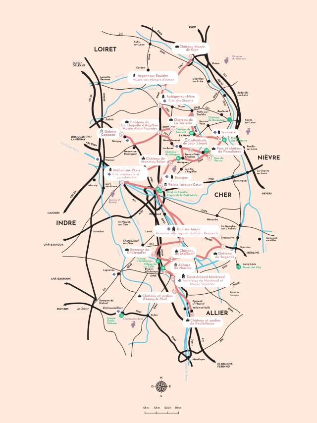 Carte membre Route Jacques Cœur 2025