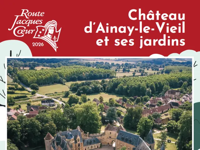 Dépliant Château d'Ainay-le-Vieil 2026