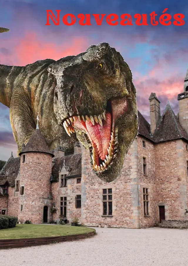 Château de Peufeilhoux, exposition dinosaures 2026