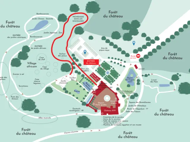 Plan Château de Peufeilhoux 2026