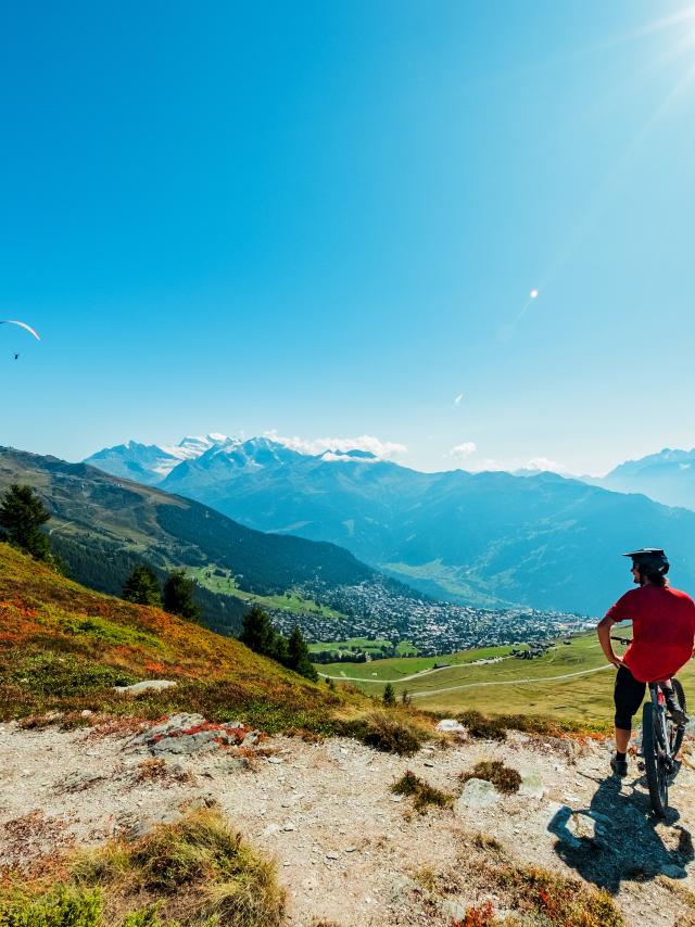 VTT Enduro au Verbier Bikepark