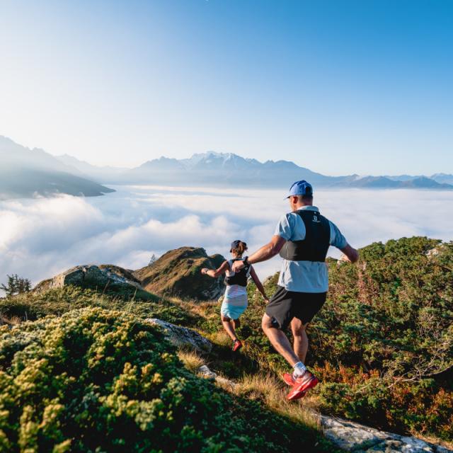 Trail running Verbier