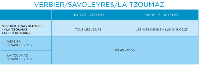 Horaires