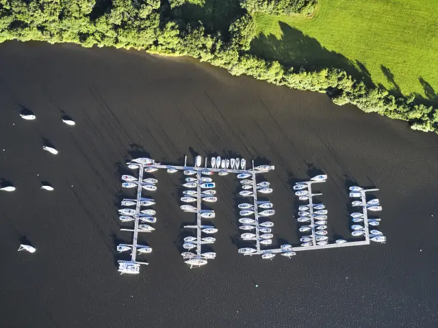 Port de Camoël vue du ciel