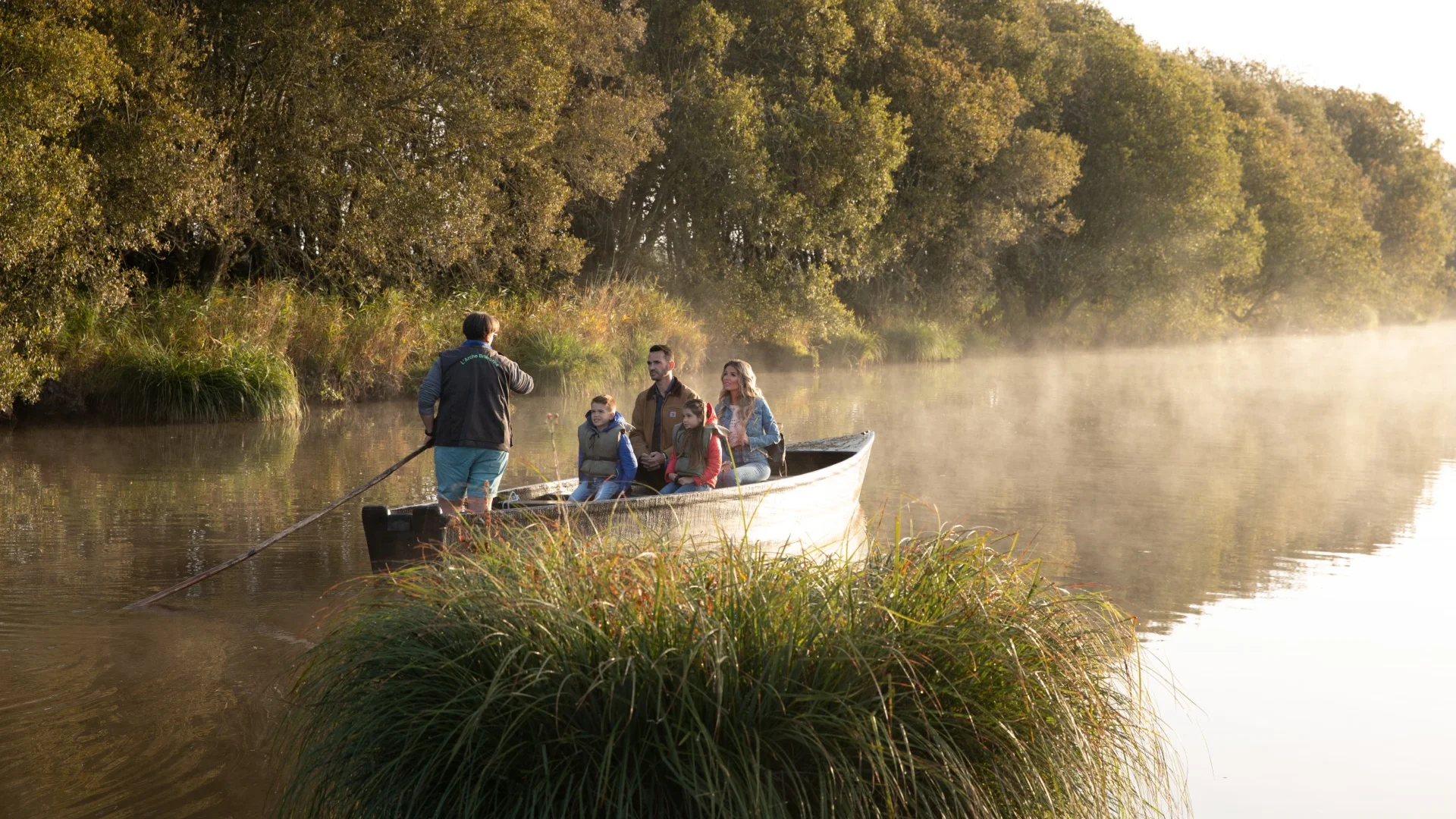 Balade en chaland au port de Bréca - Saint-Lyphard