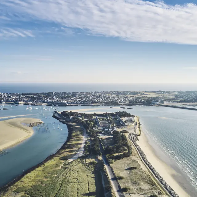 Pen-Bron Point from the air - La Turballe