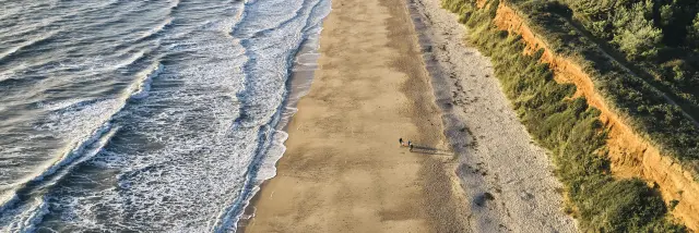 Pénestin - Gold mine beach - aerial view