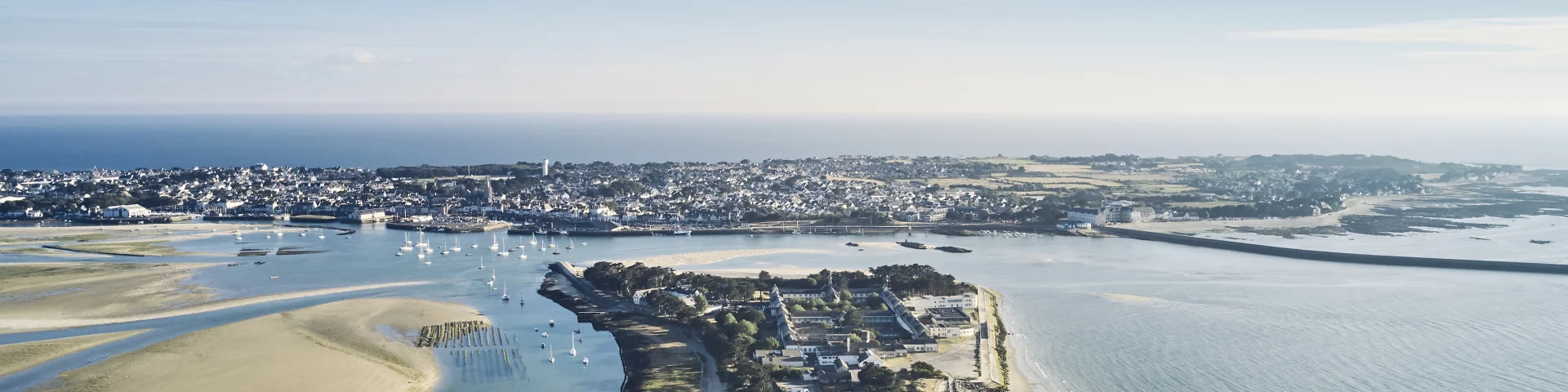 Pointe de Pen-Bron vue du ciel - La Turballe