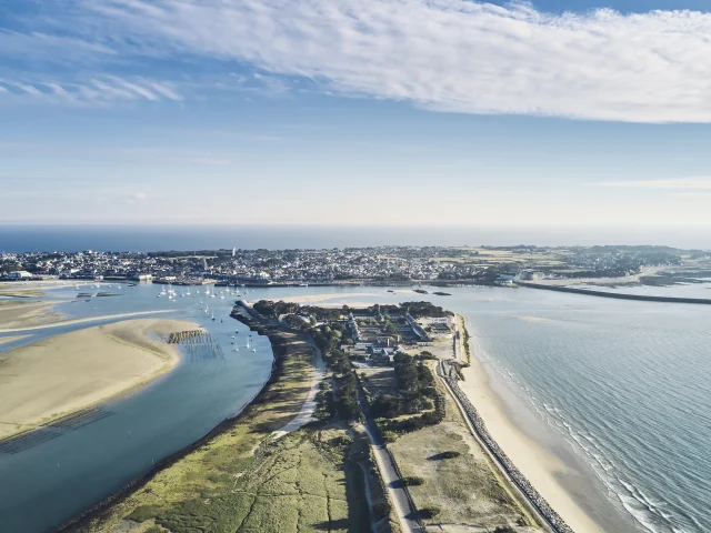 Pointe de Pen-Bron vue du ciel - La Turballe