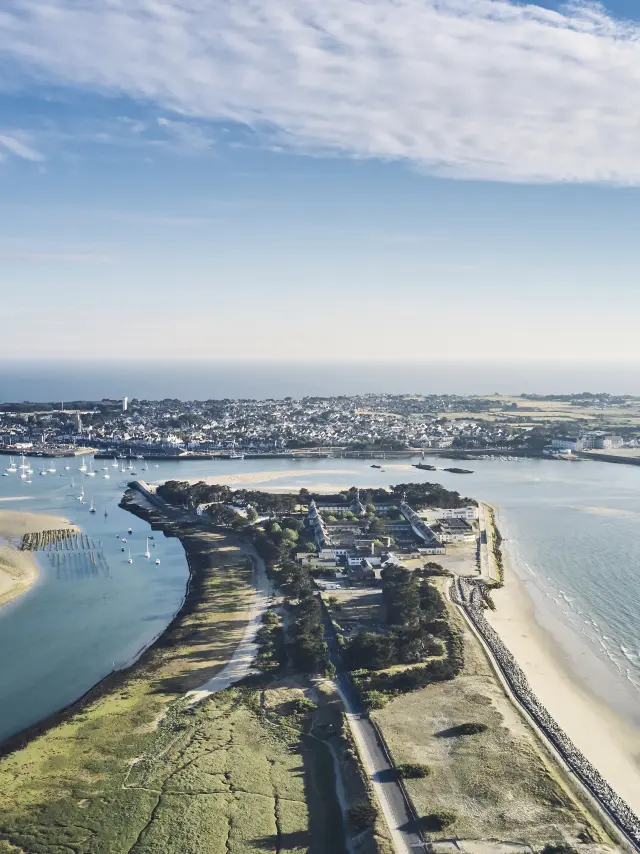 Pointe de Pen-Bron vue du ciel - La Turballe