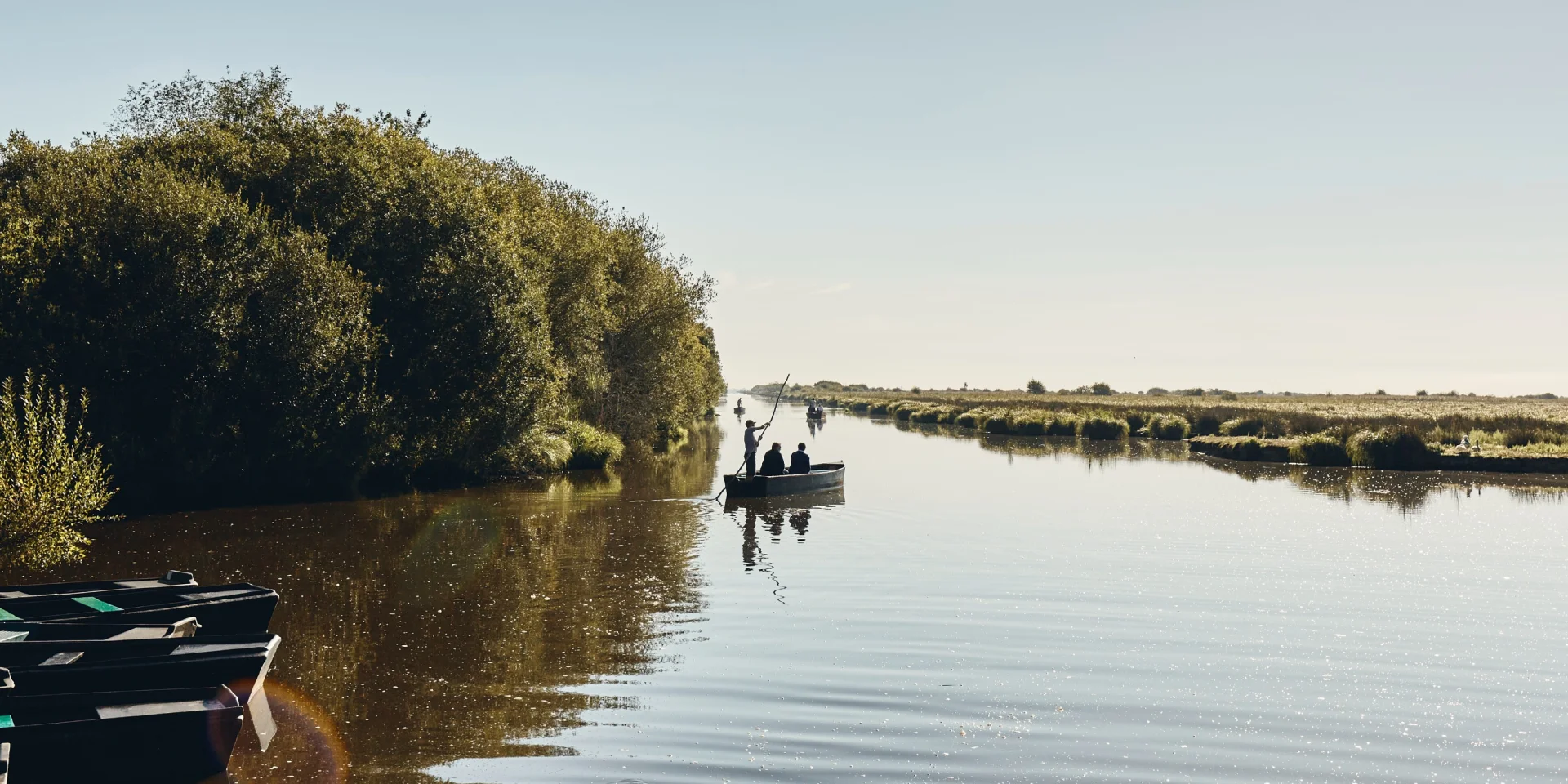 Balade en chaland au port de Bréca, Marais de Brière - Saint-Lyphard