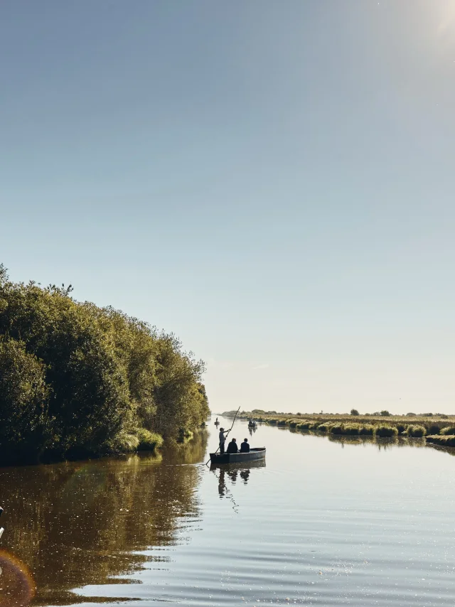 Balade en chaland au port de Bréca, Marais de Brière - Saint-Lyphard