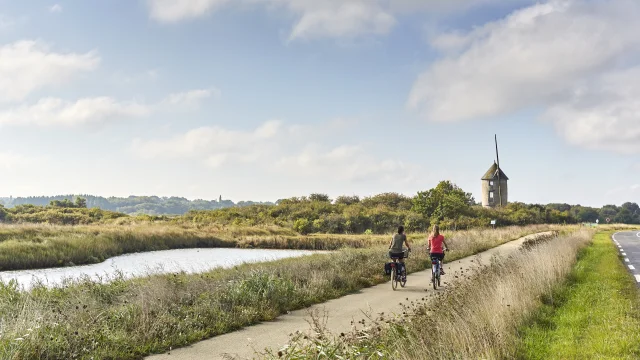 Vélocéan in the Mès marshes - Saint-Molf