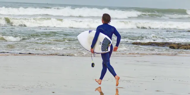 Surfeur, Plage de La Govelle - Batz-sur-Mer