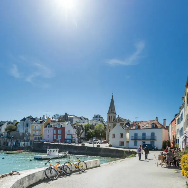Port de Sauzon à Belle île en mer