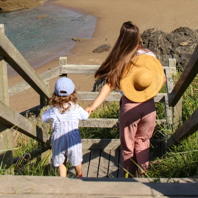 View of a beach at Assérac