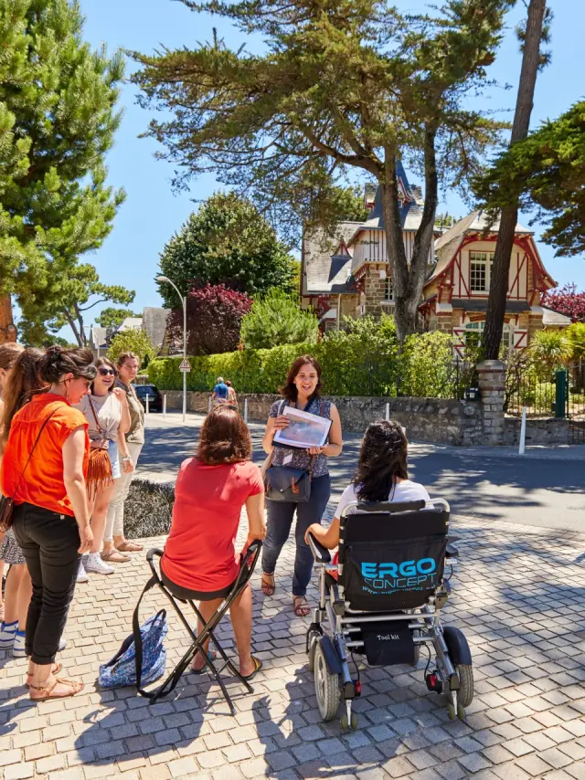 Visite guidée de La Baule pour des personnes à mobilité réduite