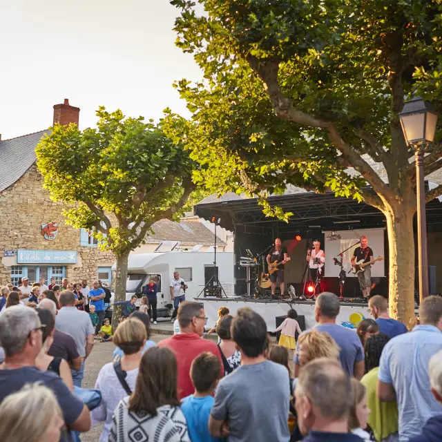 Photo d'un concert extérieur à Piriac