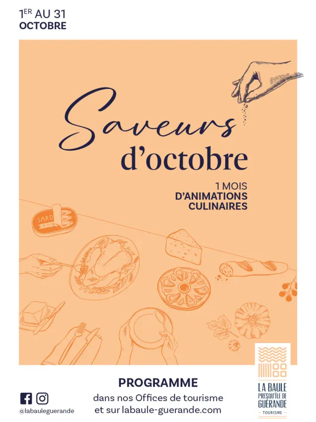 Affiche événement Saveurs d'octobre