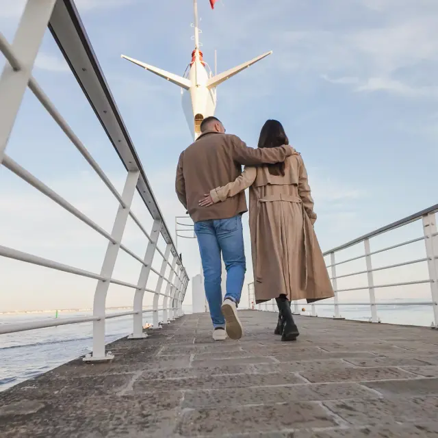 Spaziergang für Verliebte