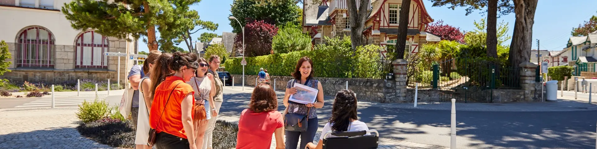 Visite guidée de La Baule pour des personnes à mobilité réduite